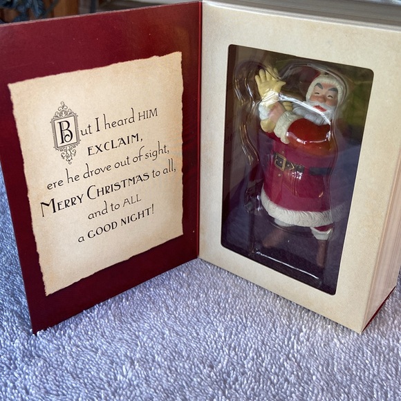 Hallmark Keepsake Ornament-Santa Claus - ‘Twas the Night Before Christmas Story - Picture 2 of 4